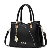 Women's Large All Seasons Pu Leather Solid Color Fashion Square Zipper Handbag sku image 6