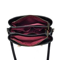 Women's Large All Seasons Pu Leather Solid Color Fashion Square Zipper Handbag main image 4