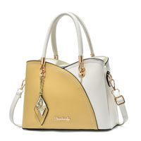 Femmes Grande Toutes Les Saisons Faux Cuir Couleur Unie Mode Carré Fermeture Éclair Sac À Main sku image 5