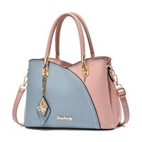 Women's Large All Seasons Pu Leather Solid Color Fashion Square Zipper Handbag sku image 4