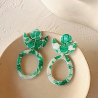 1 Par Retro Forma De U Arílico Barniz De Estufa Mujeres Pendientes De Gota sku image 10