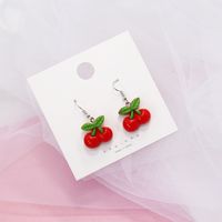 1 Pair Sweet Fruit Alloy Plating Women's Drop Earrings sku image 5