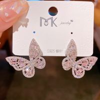 Fashion Butterfly Copper Plating Ear Studs 1 Pair sku image 3