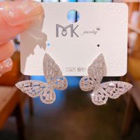 Fashion Butterfly Copper Plating Ear Studs 1 Pair main image 6