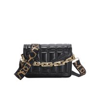 Women's Small Pu Leather Solid Color Streetwear Chain Square Magnetic Buckle Shoulder Bag Crossbody Bag Square Bag sku image 2