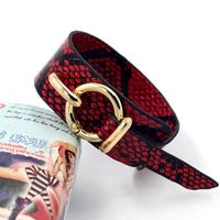 1 Piece Fashion Snakeskin Pu Leather Alloy Women's Bracelets main image 4
