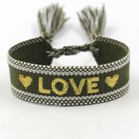 Bohemio Letra Poliéster Trenza Unisexo Pulsera sku image 16