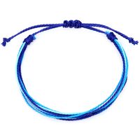 Ethnic Style Waves Wax Line Knitting Unisex Bracelets main image 5
