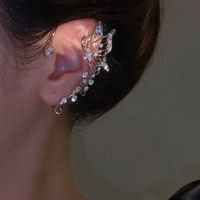 1 Piece Fashion Butterfly Alloy Copper Plating Zircon Women's Ear Hook sku image 1