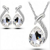 1 Set Simple Style Heart Shape Alloy Inlay Zircon Women's Jewelry Set main image 5