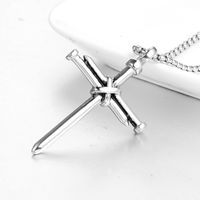 1 Piece Punk Cross Alloy Plating Unisex Necklace main image 5