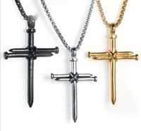 1 Piece Punk Cross Alloy Plating Unisex Necklace main image 2