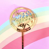 Mother's Day Letter Arylic Family Gathering Cake Decorating Supplies 1 Piece main image 4