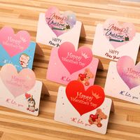 Mother's Day Mama Sweet Letter Heart Shape Paper Festival Card 1 Piece main image 4