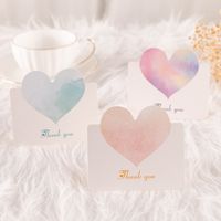 Mother's Day Mama Sweet Letter Heart Shape Paper Festival Card 1 Piece main image 1