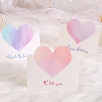 Mother's Day Mama Sweet Letter Heart Shape Paper Festival Card 1 Piece main image 5