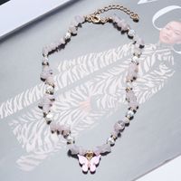 Fashion Butterfly Alloy Plating Necklace 1 Piece main image 5