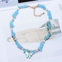 Fashion Butterfly Alloy Plating Necklace 1 Piece sku image 1