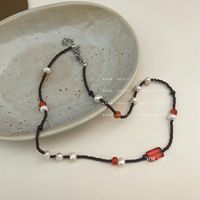 1 Piece Retro Geometric Beaded Plating Women's Necklace sku image 6