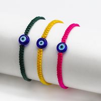 Fashion Devil's Eye Plastic Braid Unisex Bracelets main image 3