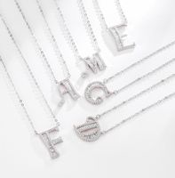 Mode Coréenne 26 Collier De Lettre Anglaise S925 Collier De Personnalité En Argent En Gros sku image 1