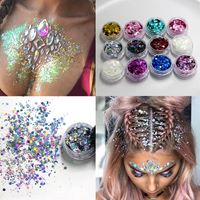Colorful Sequin Tattoos & Body Art 1 Piece main image 3