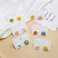 1 Pair Of Fashion Floral Plating Stud Earrings For Women main image 4