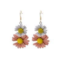 1 Pair Of Fashion Floral Plating Stud Earrings For Women main image 6
