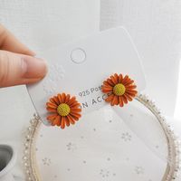 1 Pair Of Fashion Floral Plating Stud Earrings For Women sku image 9