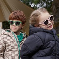 Fashion Tac Oval Frame Full Frame Kids Sunglasses main image 5