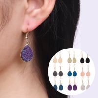 1 Pair Fashion Water Droplets Plastic Resin Plating Women's Drop Earrings main image 1