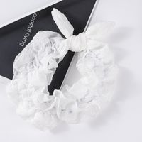 Fashion Bow Knot Cloth Pleated Hair Tie 1 Piece main image 2