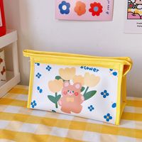 Women's Small All Seasons Pvc Animal Cute Square Zipper Cosmetic Bag sku image 8