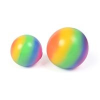Large Squeeze Vent Rainbow Ball Stress Relief Decompression Toy main image 4