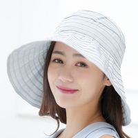 Women's Fashion Solid Color Side Of Fungus Sun Hat sku image 5