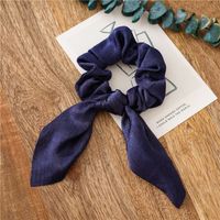Simple Style Commute Solid Color Cloth Handmade Pleated Hair Tie sku image 5