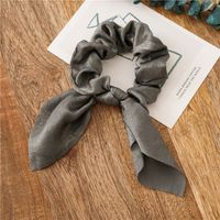 Simple Style Commute Solid Color Cloth Handmade Pleated Hair Tie sku image 9