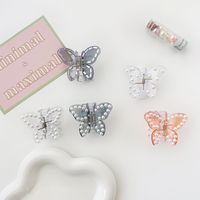 Cartoon Style Butterfly Plastic Inlay Pearl Hair Claws 1 Piece main image 5