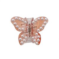 Cartoon Style Butterfly Plastic Inlay Pearl Hair Claws 1 Piece main image 2