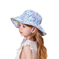 Children Unisex Cute Solid Color Flat Eaves Sun Hat main image 2