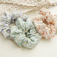 Sweet Ditsy Floral Chiffon Pleated Hair Tie 1 Piece main image 5