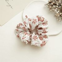 Sweet Ditsy Floral Chiffon Pleated Hair Tie 1 Piece sku image 3