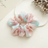 Sweet Ditsy Floral Chiffon Pleated Hair Tie 1 Piece sku image 1
