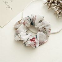 Sweet Ditsy Floral Chiffon Pleated Hair Tie 1 Piece sku image 4