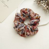 Sweet Ditsy Floral Chiffon Pleated Hair Tie 1 Piece sku image 7