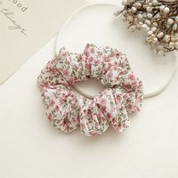 Sweet Ditsy Floral Chiffon Pleated Hair Tie 1 Piece sku image 12