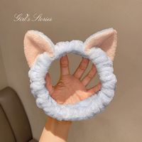 Cute Bunny Ears Cloth Hair Band sku image 9