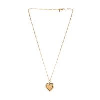 Fashion Heart Shape Copper Inlaid Gold Pendant Necklace 1 Piece main image 6