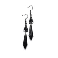 Simple Style Solid Color Alloy Inlay Natural Stone Women's Drop Earrings sku image 2