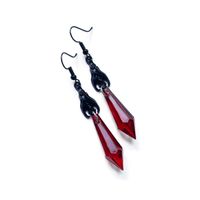 Simple Style Solid Color Alloy Inlay Natural Stone Women's Drop Earrings main image 4